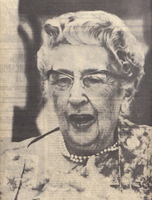 Porträt von Agatha Christie