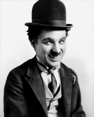 Porträt von Charlie Chaplin