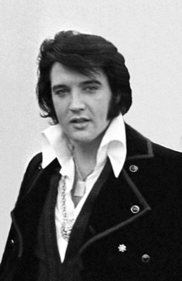 Porträt von Elvis Presley