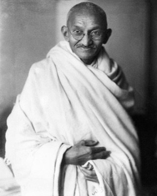 Porträt von Mahatma Gandhi